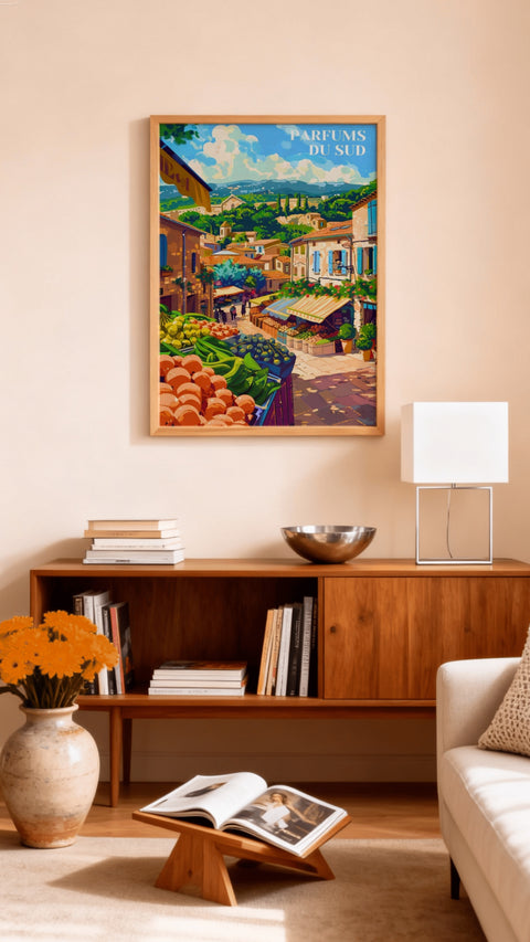 Affiche de Provence - Les Marchés