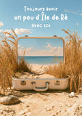 affiche, île de Ré, souvenir, idée cadeau, tendance, à offrir, collègue, ami, famille, couple
