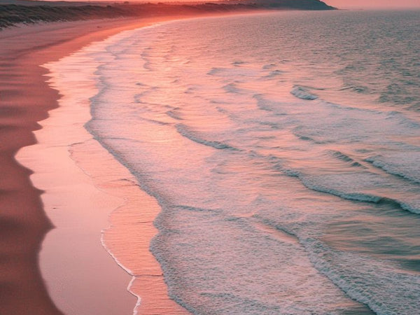 Affiche, Sunset, Nord de France, Photo, Plage, Encadrer, Pas Cher, Décoration, Murale, Paysage.