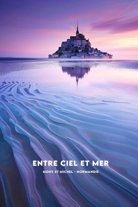 Affiche Mont Saint Michel - Entre ciel et mer