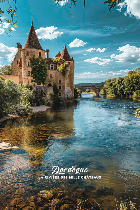 Affiche chateau dordogne poster photo