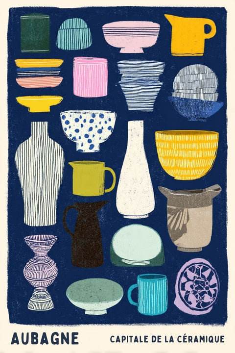 Affiche, Colorée, Capitale, Céramique, Décoration, Maison, Art, Design, Visuel, Mural