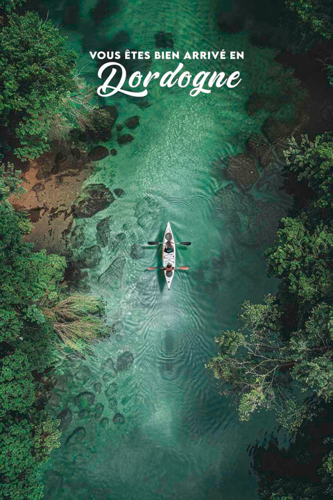 Affiche Dordogne - Canoë Kayak