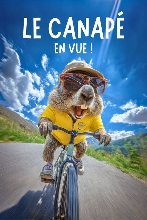 Affiche Drôle Vélo - Blague Maillot Jaune