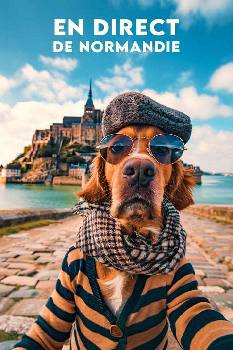 Affiche en direct de Normandie au Mont St Michel