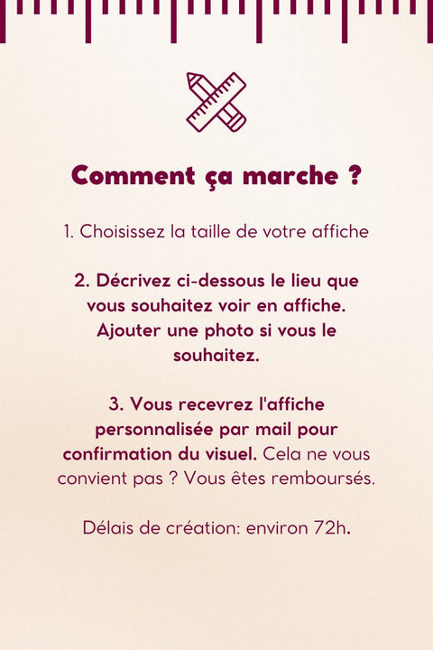 Affiche à la demande - Sur mesure