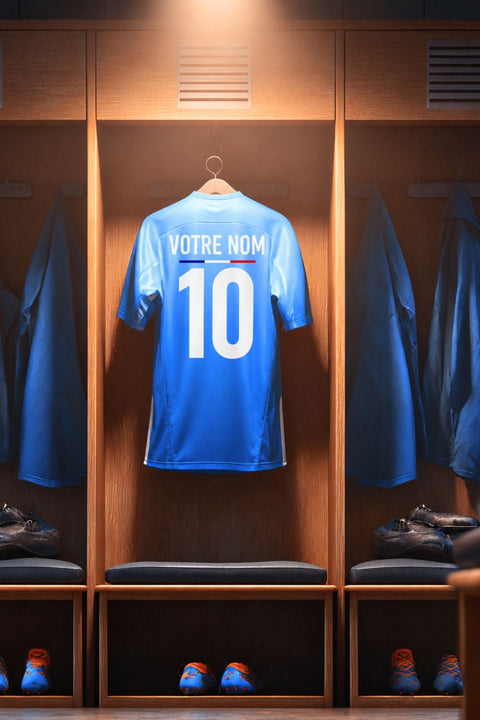 Affiche personnalisée - Foot France - Cadeau enfant