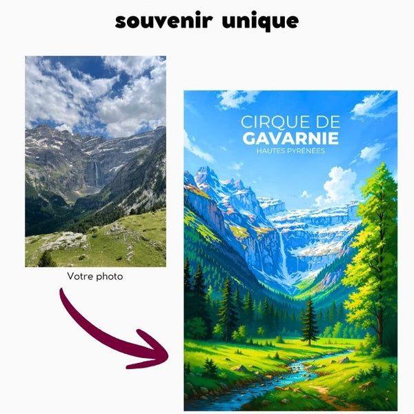 Affiche personnalisée à partir de votre photo