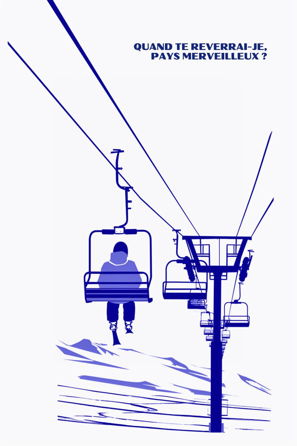 Poster Quand te reverrai-je Les Bronzés Font du Ski