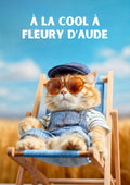 affiche, souvenir, marrant, Fleury d'Aude, humour, drôle, Aude, Occitanie, vacances, idée cadeau
