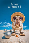 Affiche, Drôle, Pétanque, Cadeau, Marrante, Retraité, Sportif, Humour, Décoration, Passion.