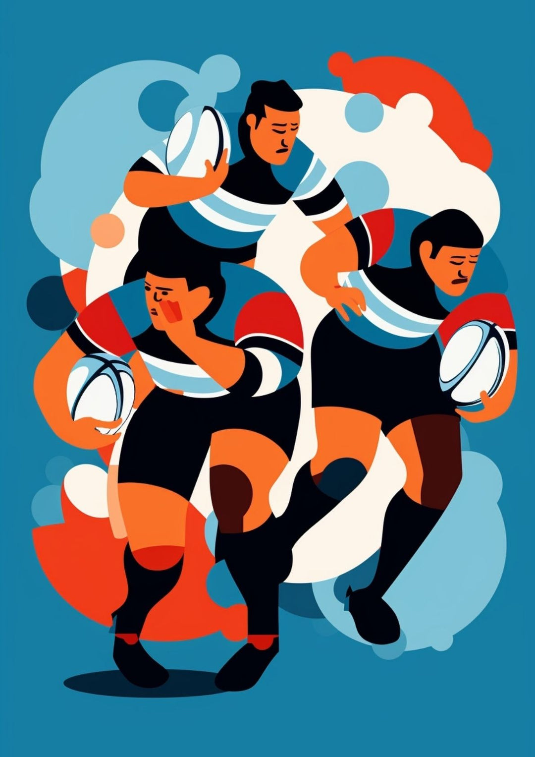 Affiche Poster de Rugby - Collection d'affiches de rugby - Poster de ...