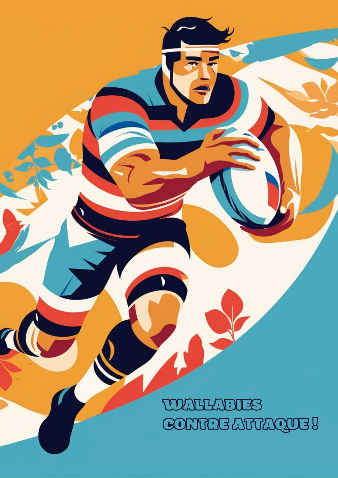 Local Rugby Fixture Poster Affiche Poster de Rugby - Collection d'affiches de rugby - Poster de ...