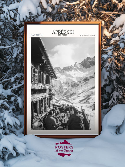 Affiche Après Ski Entre Potes