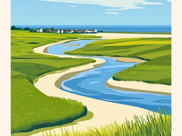 Affiche Hauts de France - La Baie de Somme