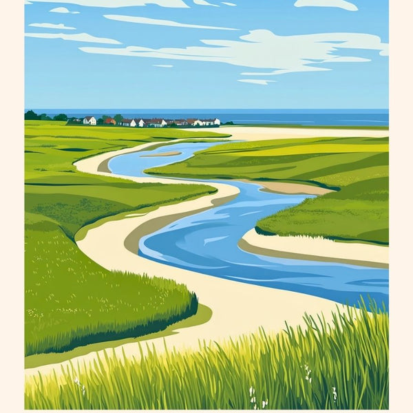 Affiche Hauts de France - La Baie de Somme