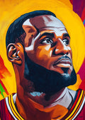 Affiche de basket-ball LeBronator - Poster de sport pour décoration - Idée cadeau pour amateur de NBA