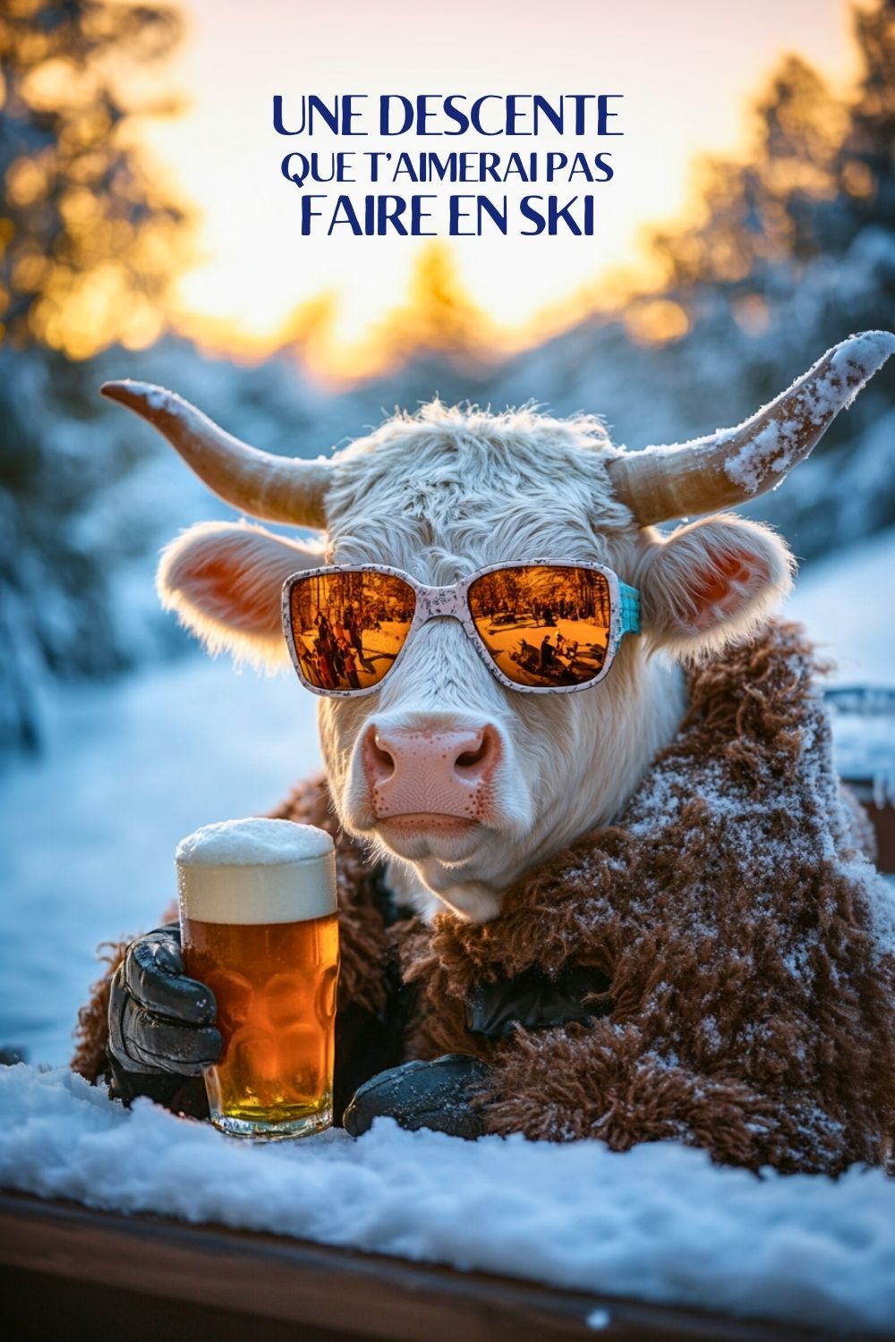 Affiche Ski - Toute piste mérite sa bière – Posters de nos régions