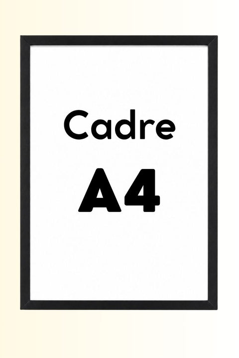 Cadre A4 - Noir