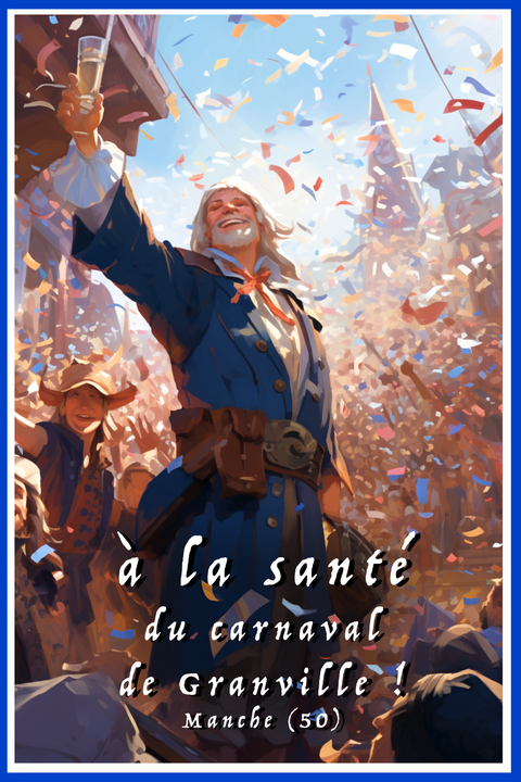 Affiche Granville - À la santé du carnaval de Granville