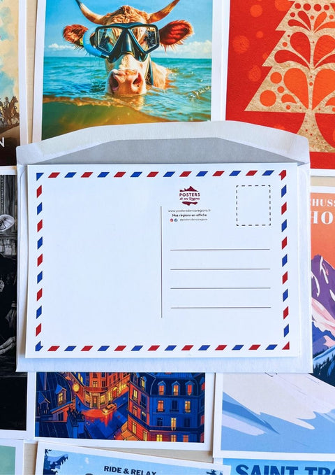 Cartes Postales Noël - Lot de 5 cartes