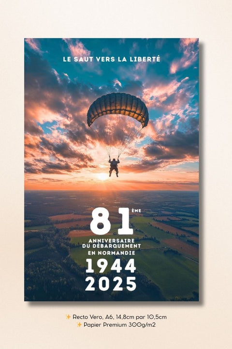 Lot de 9 Cartes Postales D-Day Normandie