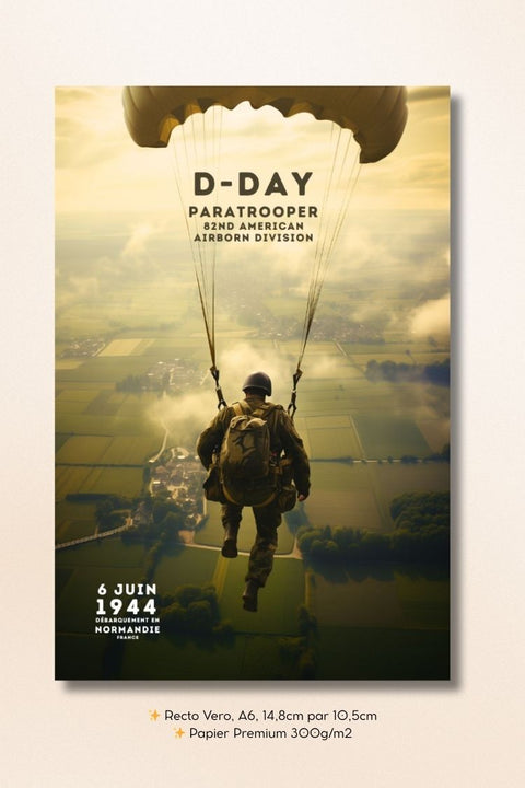 Lot de 9 Cartes Postales D-Day Normandie