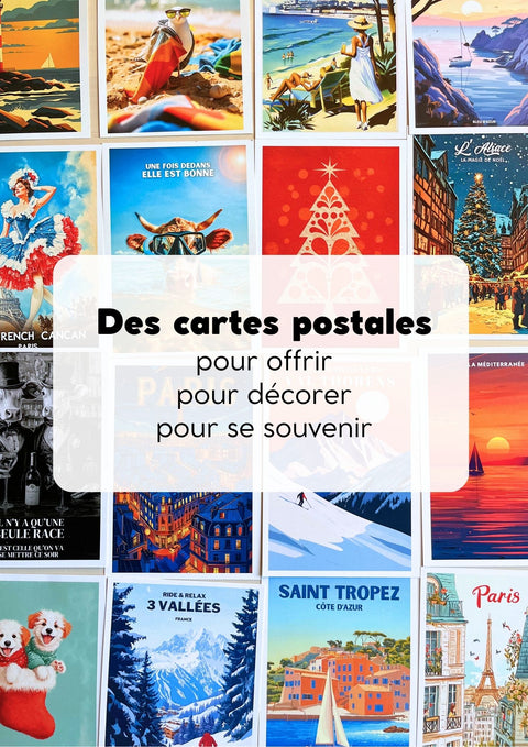 Carte postale Drôle Pluie Bretons