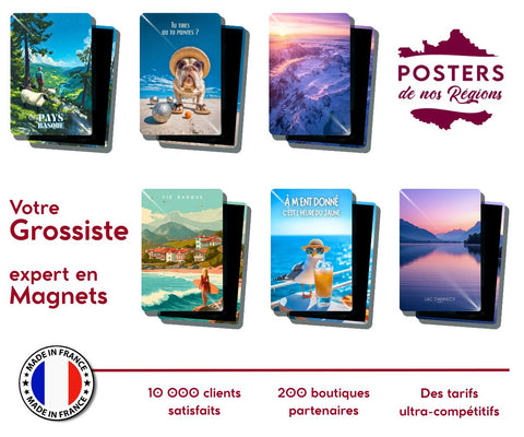 Fournisseur magnets personnalisés exclusif