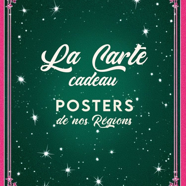 Carte Cadeau Posters De Nos Régions