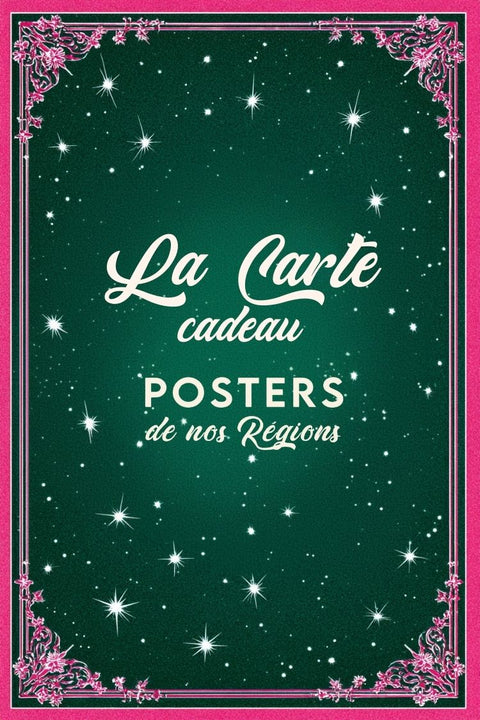 Carte Cadeau Posters De Nos Régions