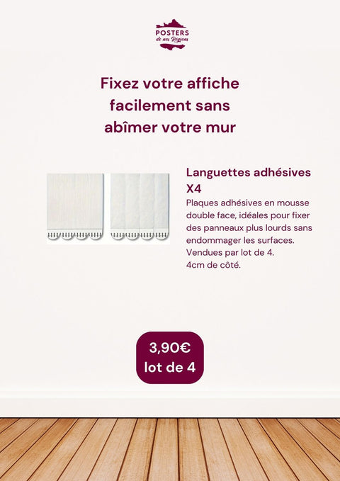 Languettes Adhésives x4