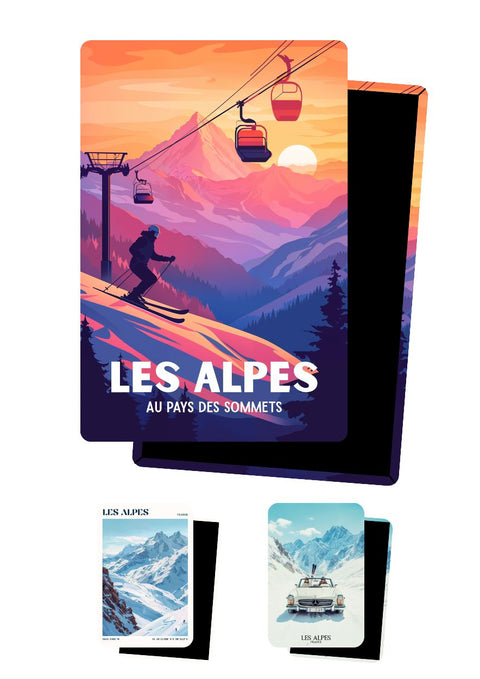 Magnets des Alpes - Lot de 3