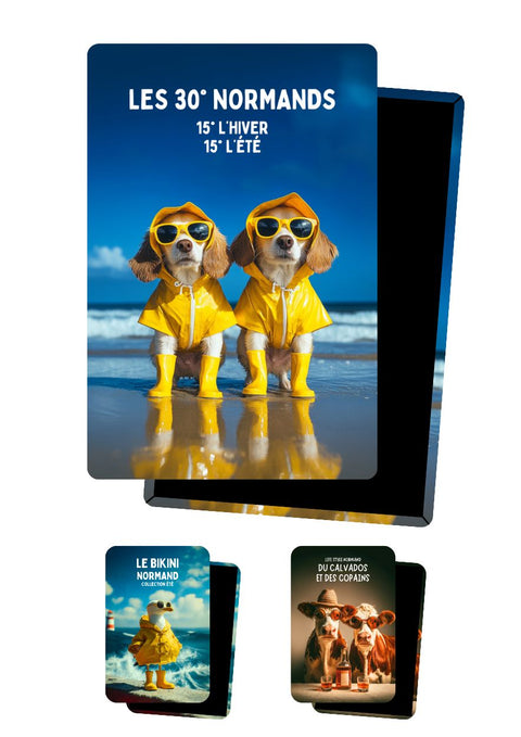 Magnets de Normandie - Lot de 3