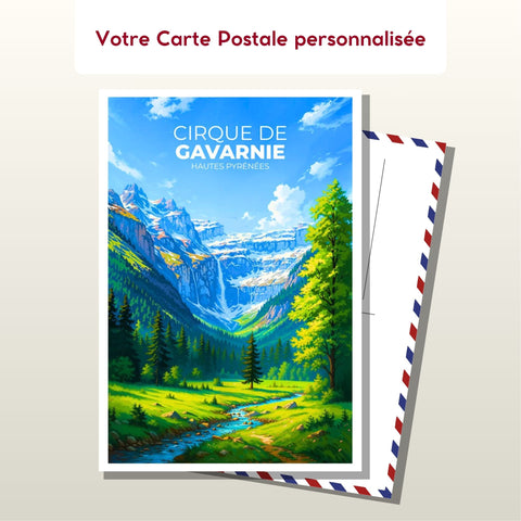Carte postale personnalisée à partir de votre photo