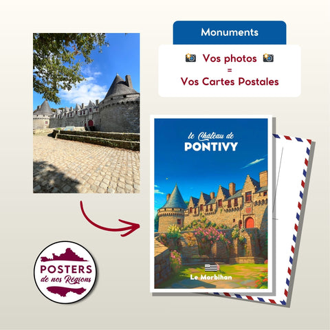 Carte postale personnalisée à partir de votre photo