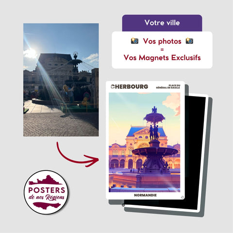 Magnet personnalisé à partir de votre photo