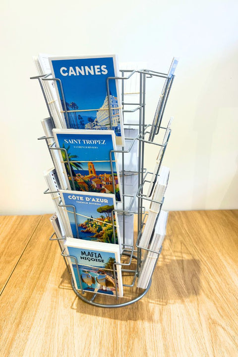 Location de présentoir comptoir pour cartes postales