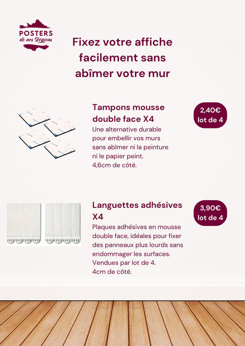 Affiche Lac du Bourget - Mont Revard vue