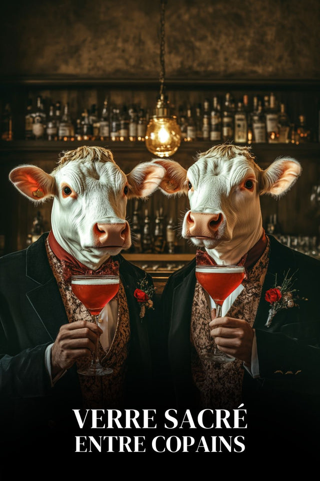 Verre sacré entre copains