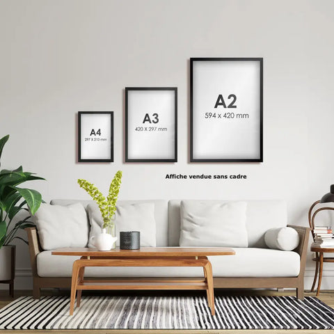 Affiche Drole - Celui qui aime la vie aime le vin