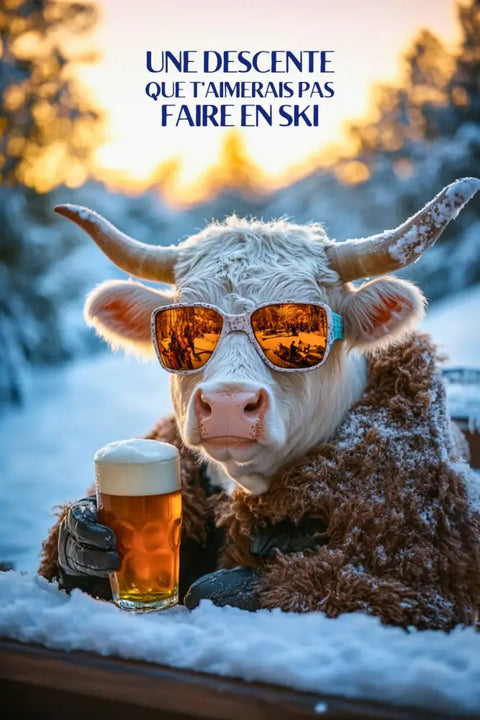 Affiche Drôle - Descente que t’aimerais pas faire en ski