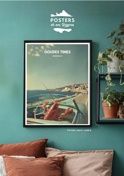 Affiche Marseille - Goudes Time