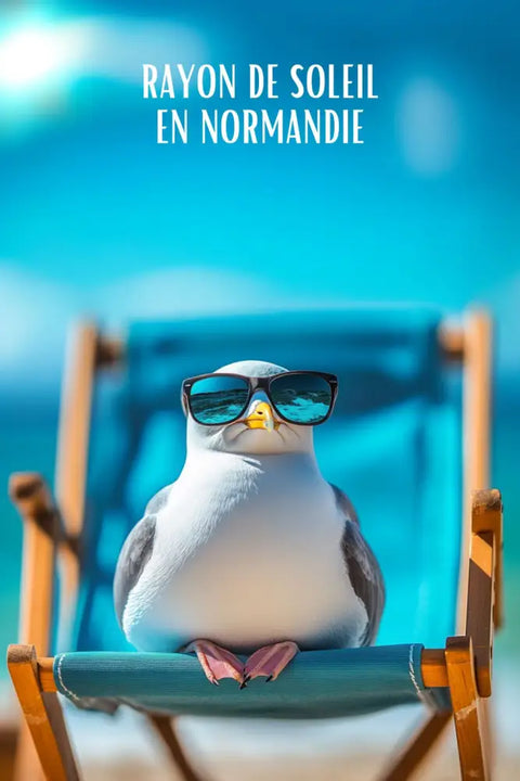 Affiche Normandie - Rayon de soleil normand