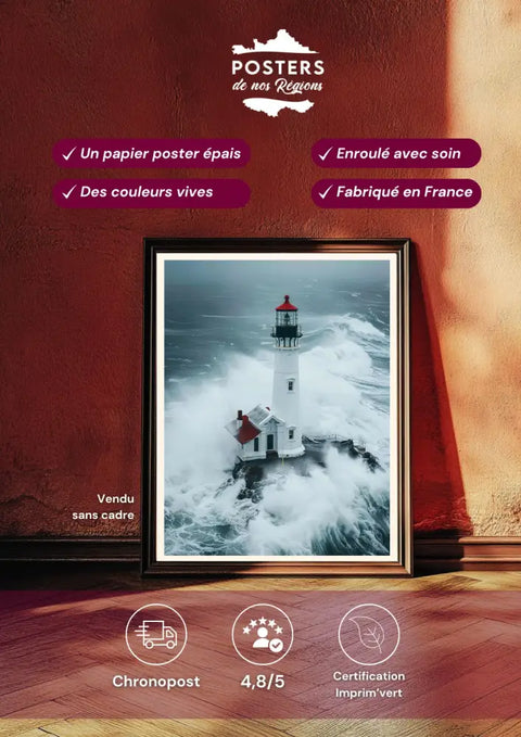 Affiche Phare dans la Tempête
