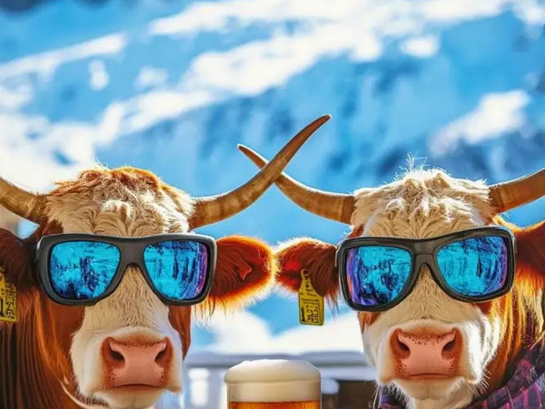 Affiche Ski - Drôle La Règle Piste Pause