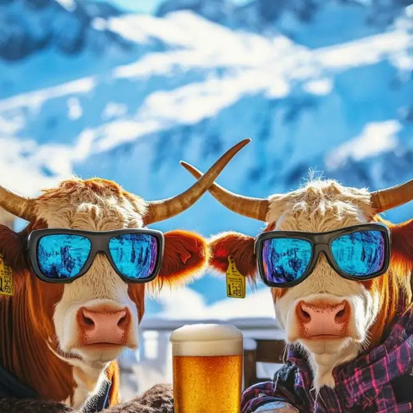 Affiche Ski - Drôle La Règle Piste Pause