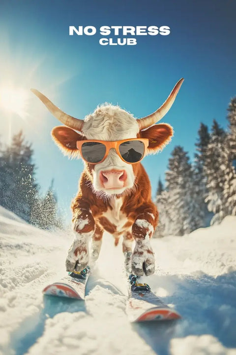 Affiche Ski Drole - Le No Stress Club