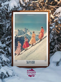 Affiche Vintage - Poster de Ski Retro