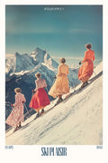 Affiche Vintage - Poster de Ski Retro